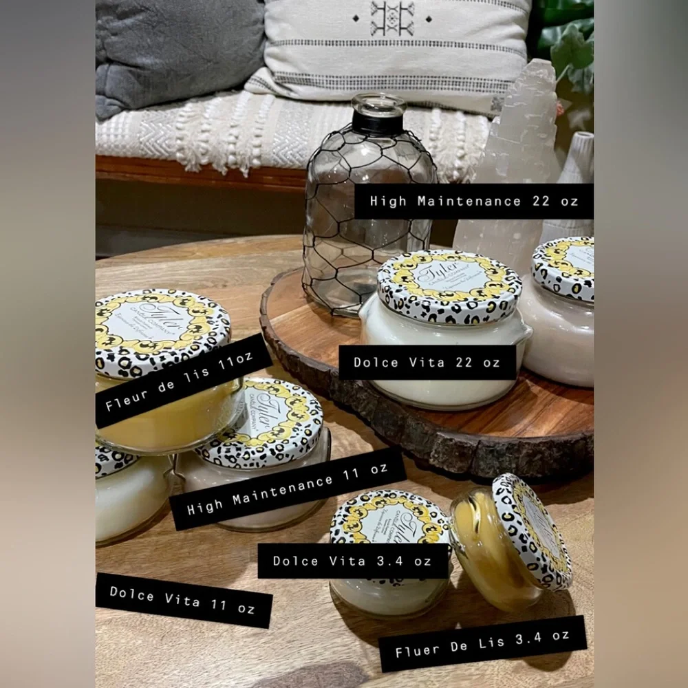 Tyler Candles - 11 oz Jar (1) Fleur De Lis